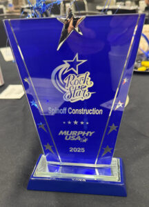 Murphy USA Rock Star Award trophy